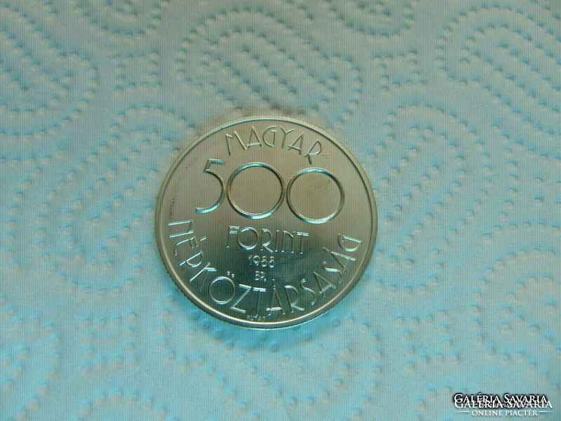 Ezüst 500 forint 1990 Labdarúgó VB.  28 gramm 900 as ezüst