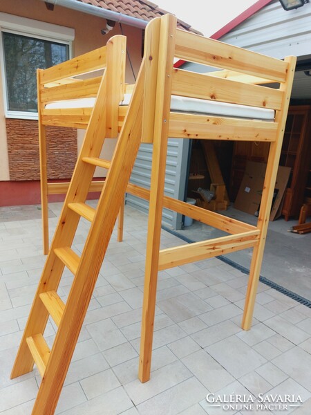 For sale is a Leo, extra high pine bunk bed with mattress. Furniture of Rs. Furniture is in nice, new condition.