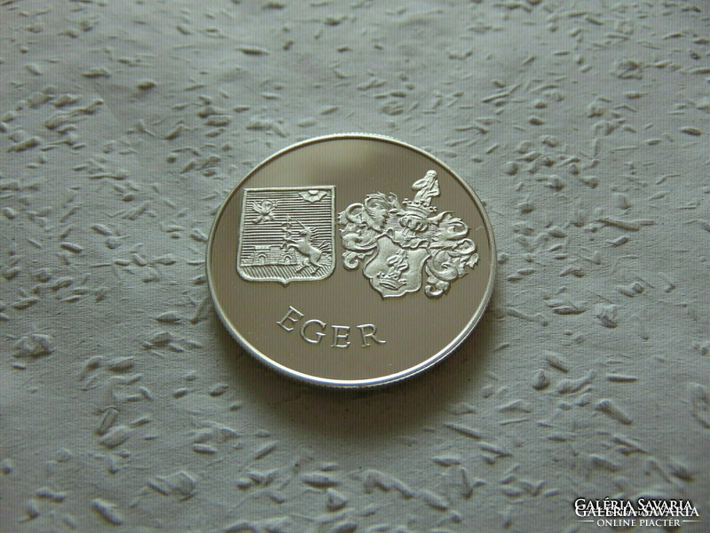 Eger silver commemorative medal pp 31.38 Gram 925 silver