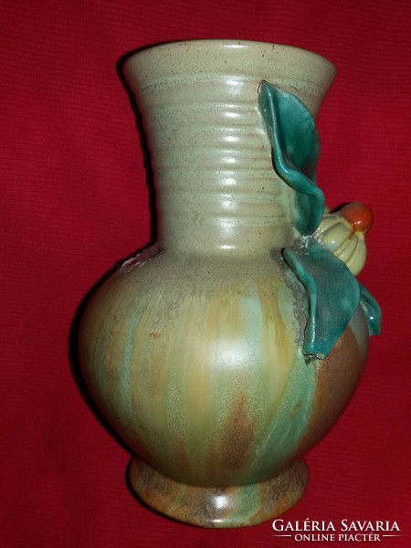 Antique extremely rare hop brothers ceramic vase 17 x 14 cm according to pictures