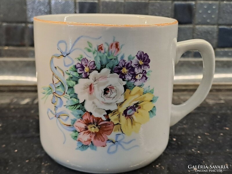 Zsolnay floral mug nostalgia piece