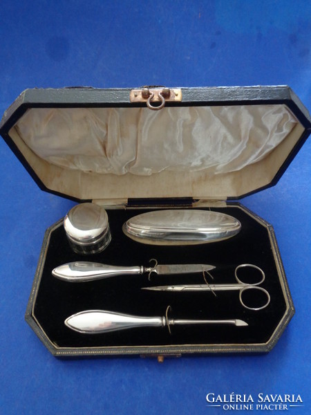 1875 Birmingham Silver Manicure Set