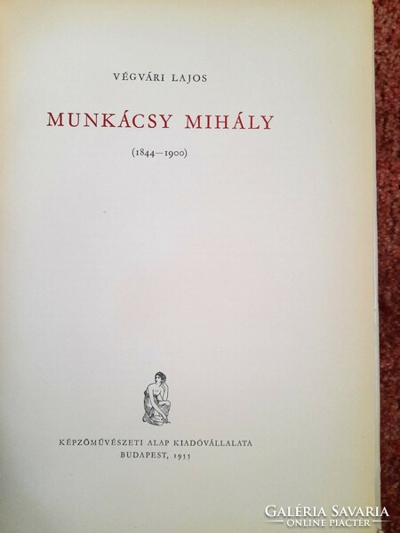 Mihály Munkácsy album 1955.