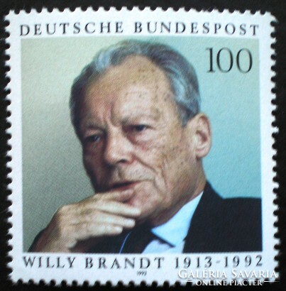 N1706 / Németország 1993 Willy Brandt bélyeg postatiszta
