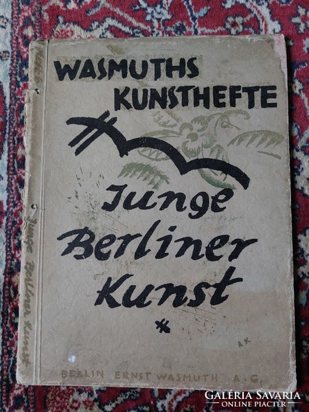 Junge Berliner Kunst - Wasmuths Kunsthefte 1919.