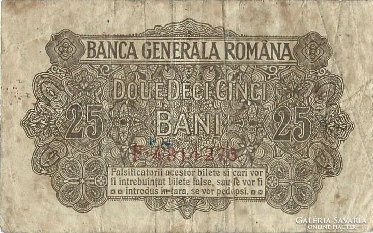 25 bani 1917 Románia