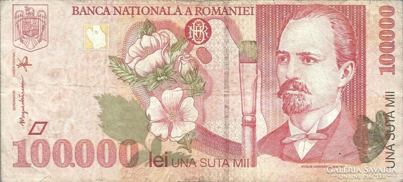 100000 Lei 1998 Romania 3.