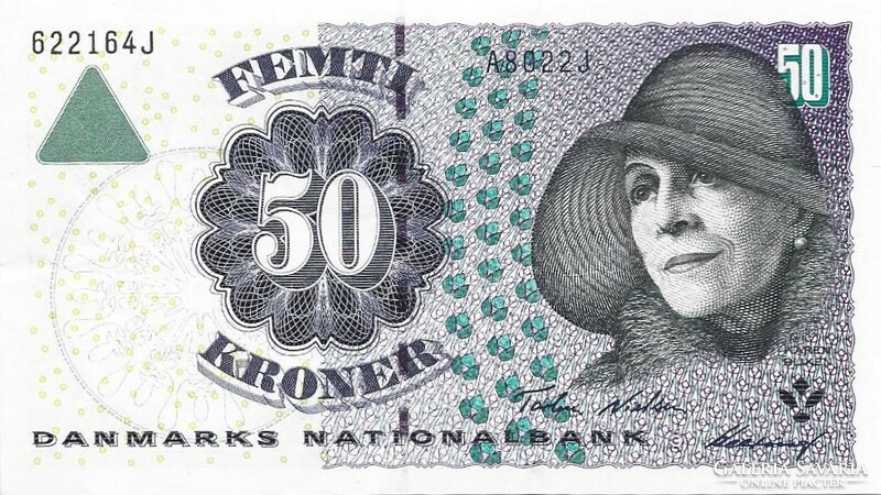 50 kroner korona 2002 Dánia 2. Gyönyörű