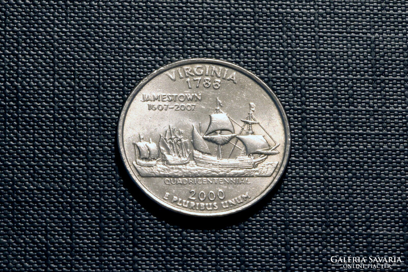 USA quarter dollar 2000 "Virginia"
