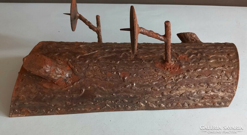 Art and craft wrought iron wall candle holder negotiable design
