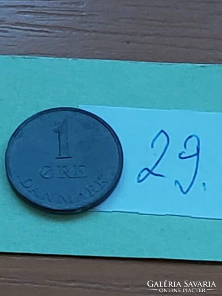 Denmark 1 penny 1969 zinc, ix. King Frederick 29