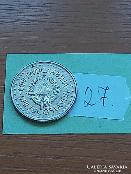 Yugoslavia 10 dinars 1988 copper-nickel 27
