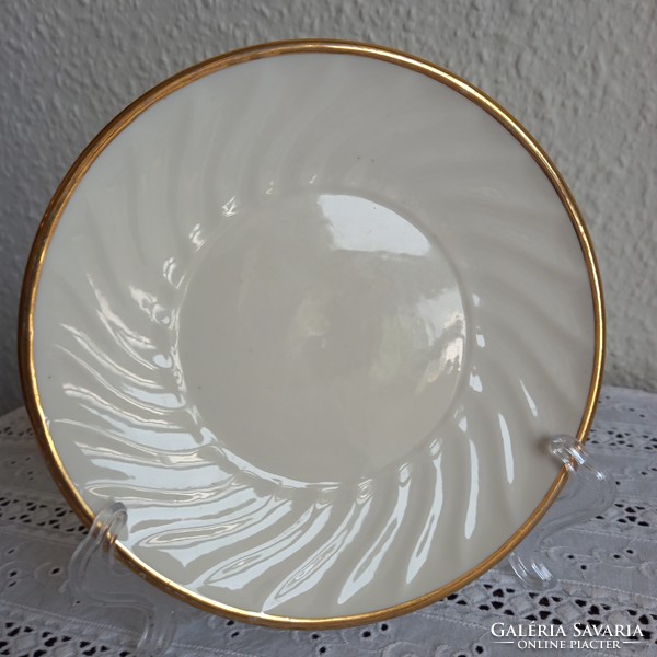 Art deco Zsolnay small plate (+ gift coaster)
