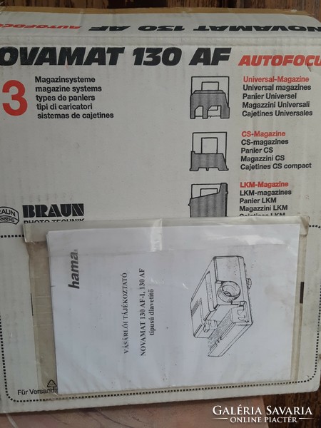 Braun Novamat 130 AF diavetítő