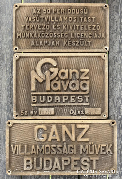 MÁV V43 1976/387 Szolnok - Ganz MÁVAG VM14-19 öntvény mozdony táblák