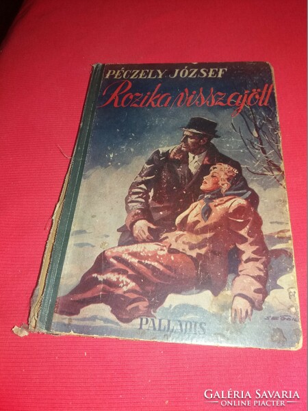 1925. József Péczely: Rozika came back youth novel book according to the pictures Palladis