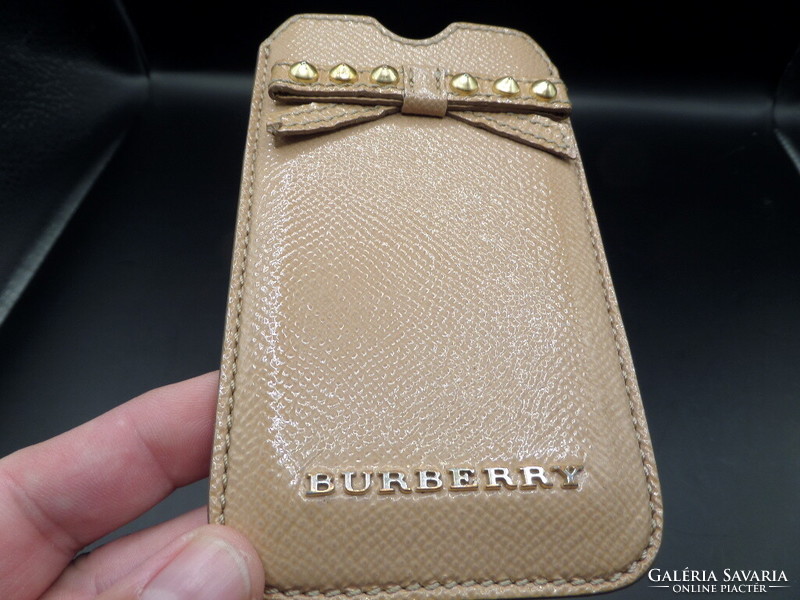Burberry (eredeti) luxus telefon tok 13,3 x 7,5 cm bankkártya tartóval