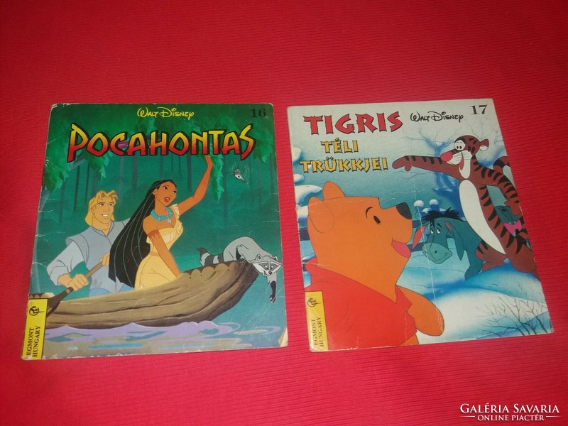 Old disney mini fairy tale potty, tiger winter trick 2 pieces in one, egmont according to the pictures