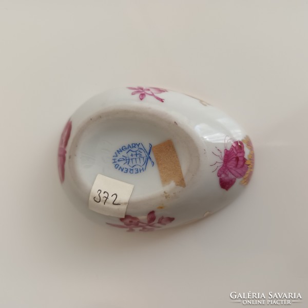 Herend purple egg with Victoria pattern
