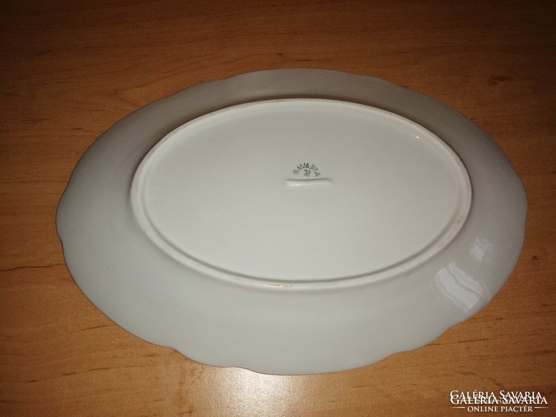 Bavaria porcelain center serving bowl with gold edge - 21*30.5 cm (6p)