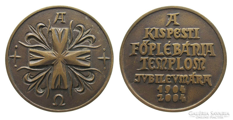 For the jubilee of the Main Parish Church of Our Lady of Kispest 1904-2004