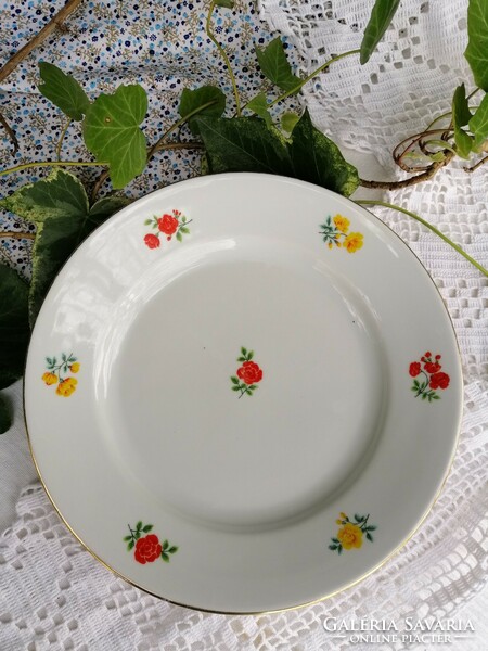 Zsolnay porcelán lapos tányér