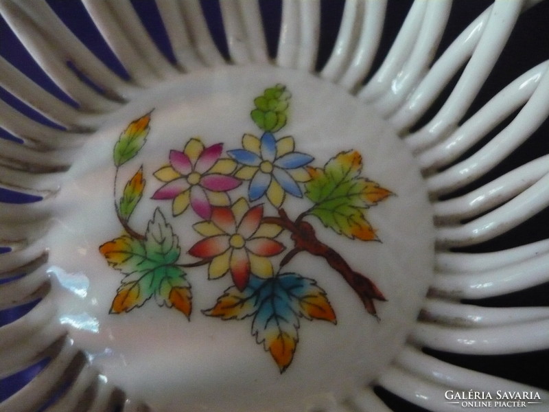 Antique Herend porcelain basket