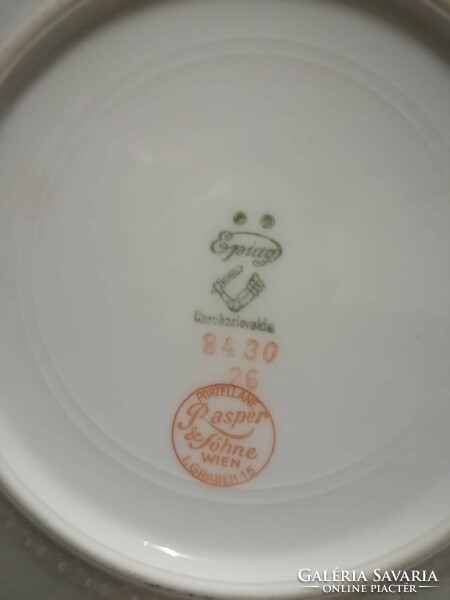 Epiag Rasper & Söhne porcelán desszertes tányér