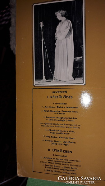 Régi MEZEI MÁRIA DUPLA bakelit nagylemez LP HUNGAROTON HIBÁTLAN a képek szerint