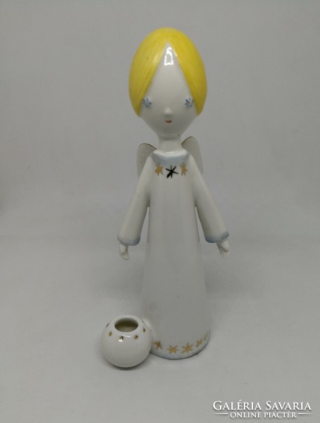 Aquincum porcelain angel, candle holder!