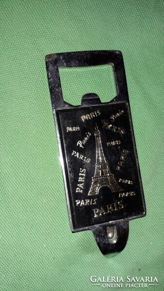 Retro 1970 - s évek PÁRIZS Eifel -torony francia fém palackbontó sörnyitó 9 cm a képek szerint