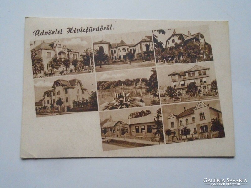 D201880 HÉVÍZ   - Üdvözlet Hévízfürdőről  - régi képeslap  - 1940's