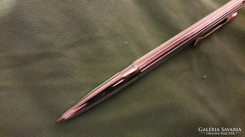 Retro silver colored inoxchrom ballpoint pen as shown in the pictures
