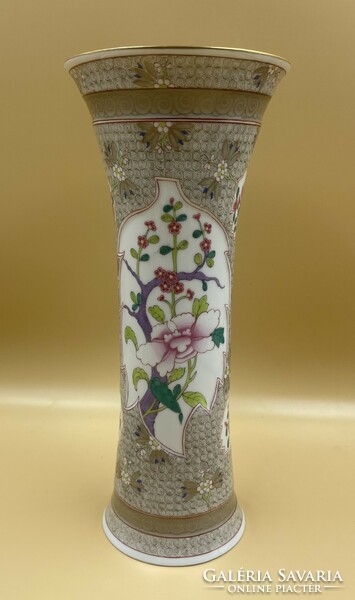 Herend cubash patterned vase