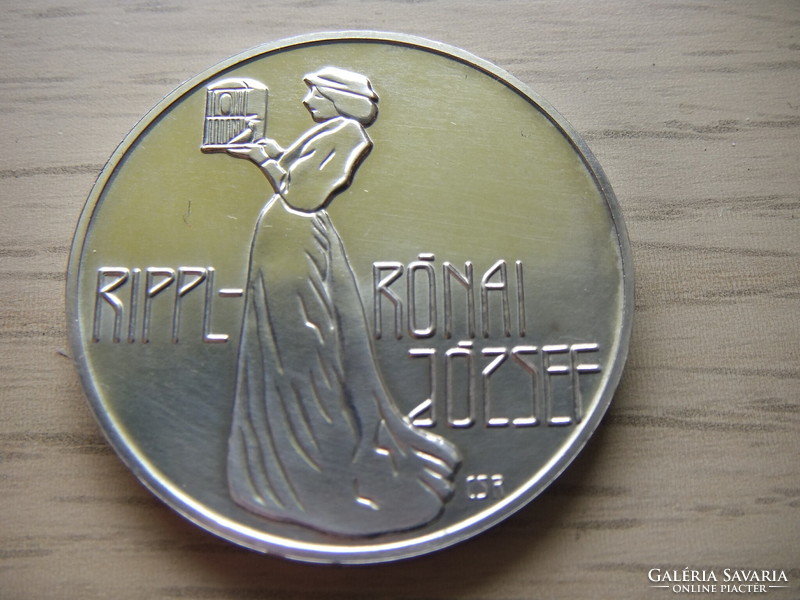 200 Forint silver coin 1977 rippl József Rónai (the painter) Hungary