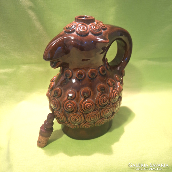 Ceramic ram, jug, pouring rarity! (Large)