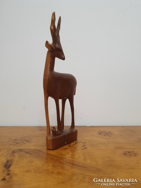 Carved wooden antelope kenya