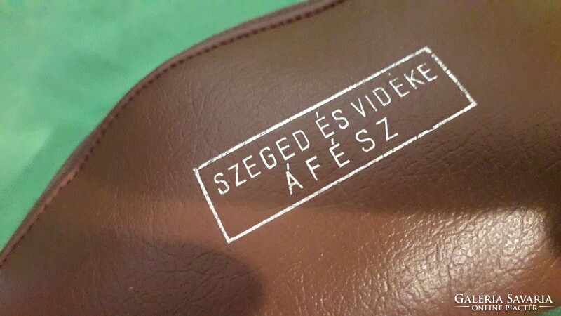 Retro SLÁGER CUCC ! Szeged ÁFÉSZ tárcából átalakítható bevásárlószatyor RITKA HIBÁTLAN képek szerint
