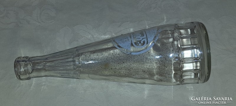 Üdítős üveg palack sárközi gyümölcs szörp 23x7,5cm 0,5l retro