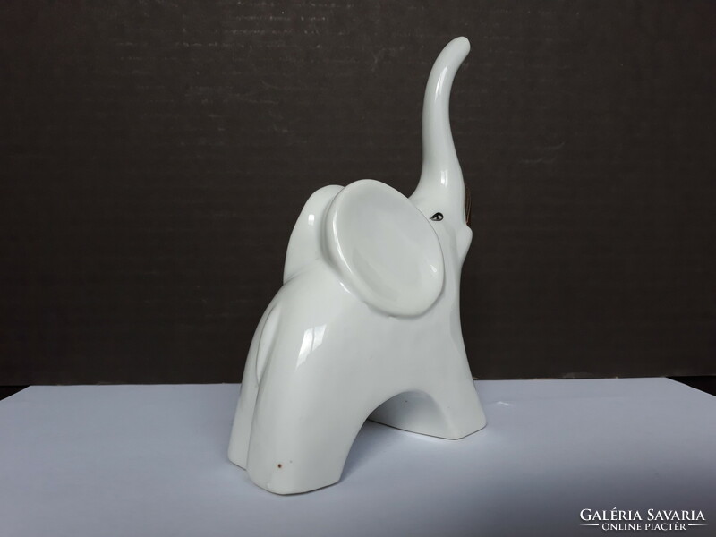 Art deco porcelán elefánt