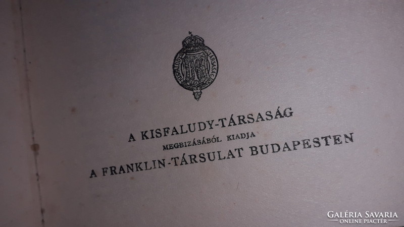 1900. Antique Hungarian classics: book of József Bajza's works according to the pictures, Franklin