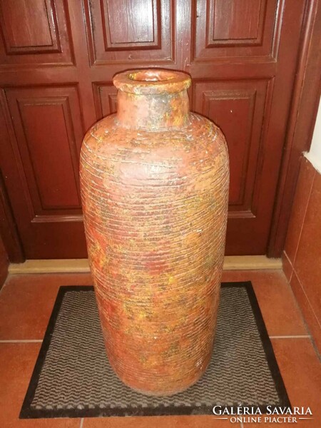 Iparművész kerámia váza - 65 cm magas
