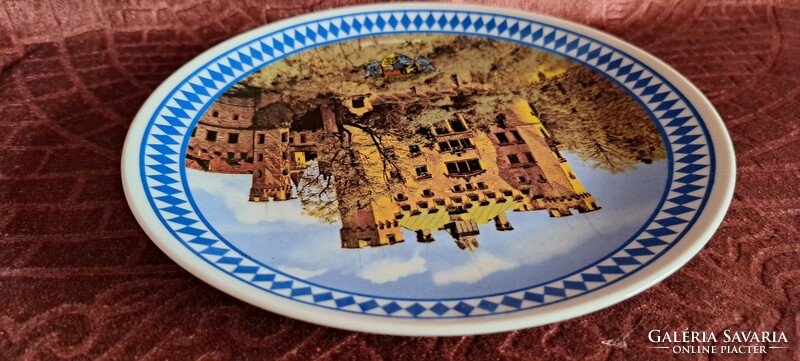 Castle porcelain decorative plate, wall plate 1 (l4621)