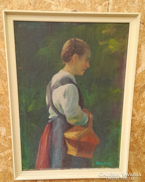Painter from Nagybánya - wolf ester oil painting on canvas