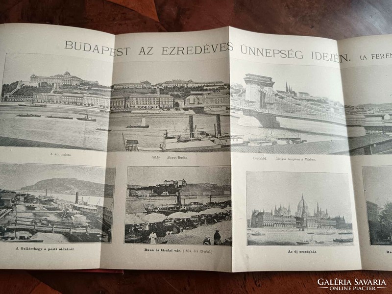 The history of Budapest, written by dr. József Göőz, 1896 on the occasion of the millennium celebration, with maps