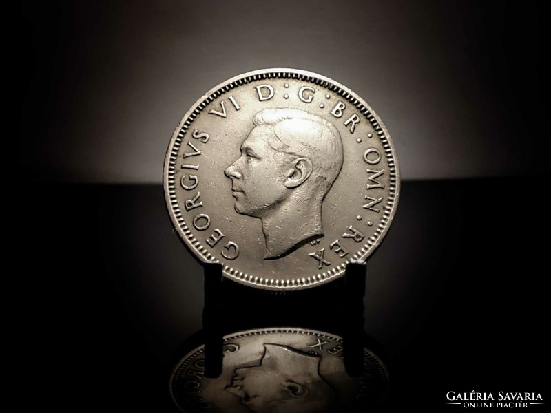 Egyesült Királyság 1 shilling, 1950 Skócia címere