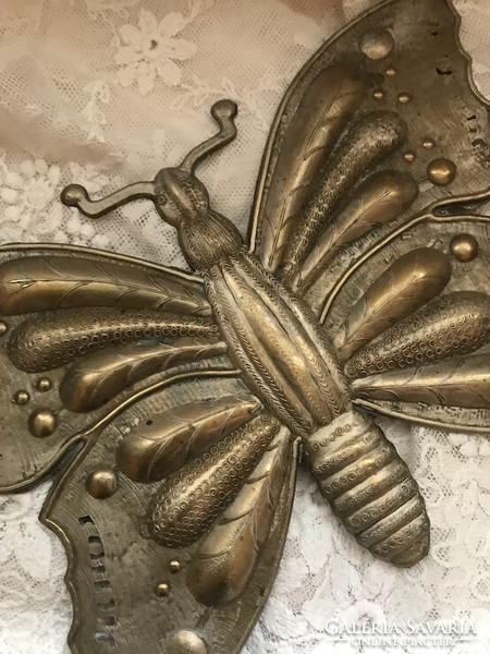 Antique copper dish coaster