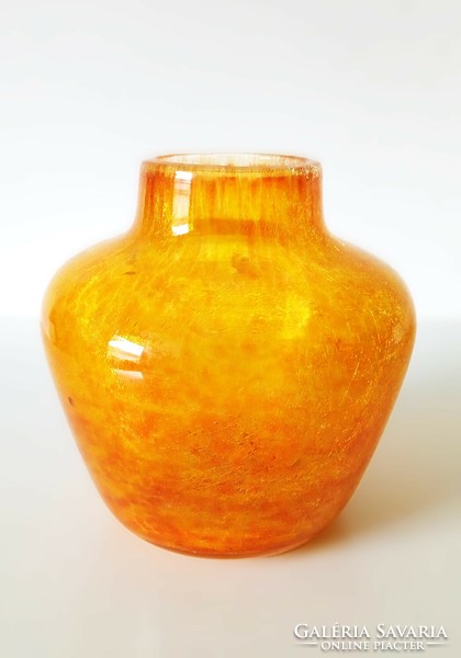 Gyönyörű, karcagi fátyolüveg váza