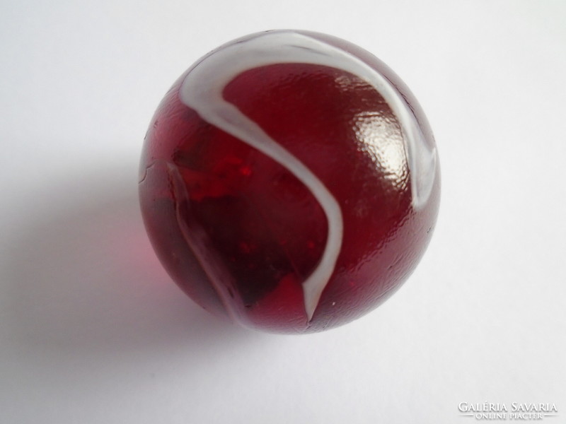 6 Pcs. Large glass chikung ball, decoration, diam. 11 cm.