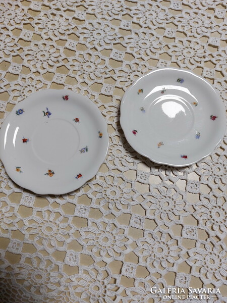 Zsolnay beautiful floral porcelain tea plate